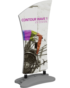 Contour Outdoor Sign Wave 1 - Water Base