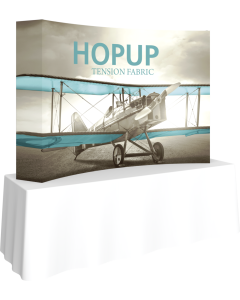 Hopup 7.5ft Curved Tabletop Tension Fabric Display
