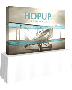 Hopup 7.5ft Straight Tabletop Tension Fabric Display
