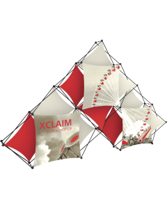 Xclaim 14ft 10 Quad Pyramid Fabric Popup Display Kit 02