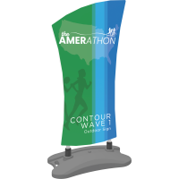Contour Outdoor Sign Wave 1 - Water Base