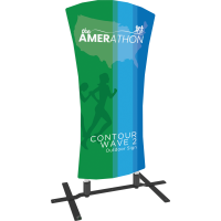 Contour Outdoor Sign Wave 2 - Plate Base