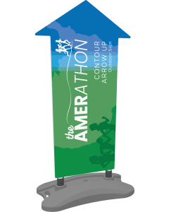 Contour Outdoor Sign Arrow Up - Water Base