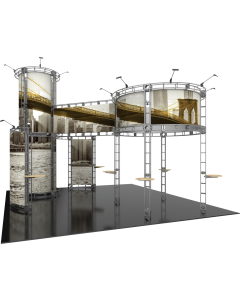 Corvus Orbital Express Truss 20x20 Modular Island Exhibit