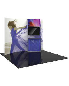 Formulate Master 10ft HC6 Horizontal Curve Fabric Backwall