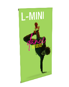 L-Mini Spring Back Banner Stand