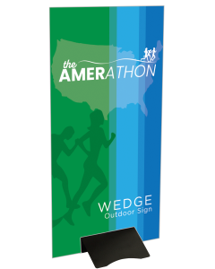 Wedge Outdoor Sign Holder
