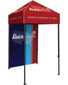 Zoom Economy 5' Popup Tent Full Wall