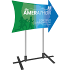 Contour Outdoor Sign Arrow Side - Plate Base