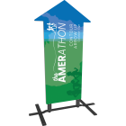 Contour Outdoor Sign Arrow Up - Plate Base
