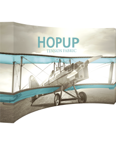 Hopup 13ft Curved Full Height Tension Fabric Display