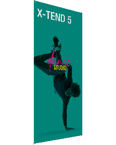 X-TEND 5 Spring Back Banner Stand