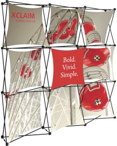 Xclaim 8ft Fabric Popup Display Kit 01