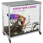 Portable Popup Bar Large - Grey